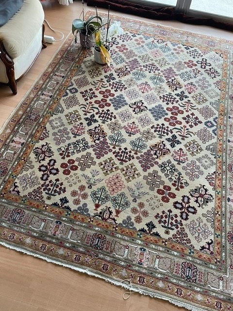 tapis persan, Maison & Meubles, 200 cm ou plus, 200 cm ou plus, Beige, Enlèvement