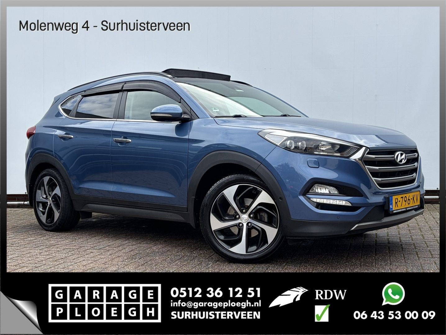 Hyundai Tucson 1.6 T-GDi Premium 4WD Pano attache remorque S, Autos, Electronic Stability Program (ESP), Achat, Entreprise, Carnet d'entretien