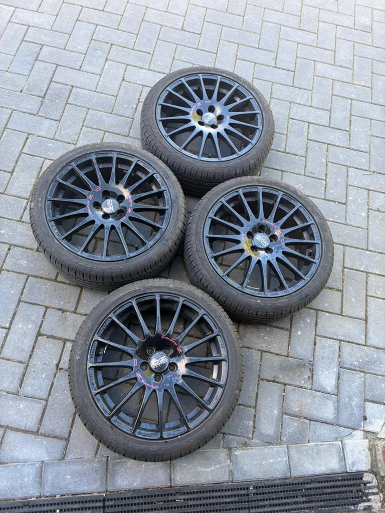 Jantes OZ Racing noires – Look Rally – 5x100 / 5 trous, Auto-onderdelen, Banden en Velgen, Overige, Velg(en), Overige, Nieuw