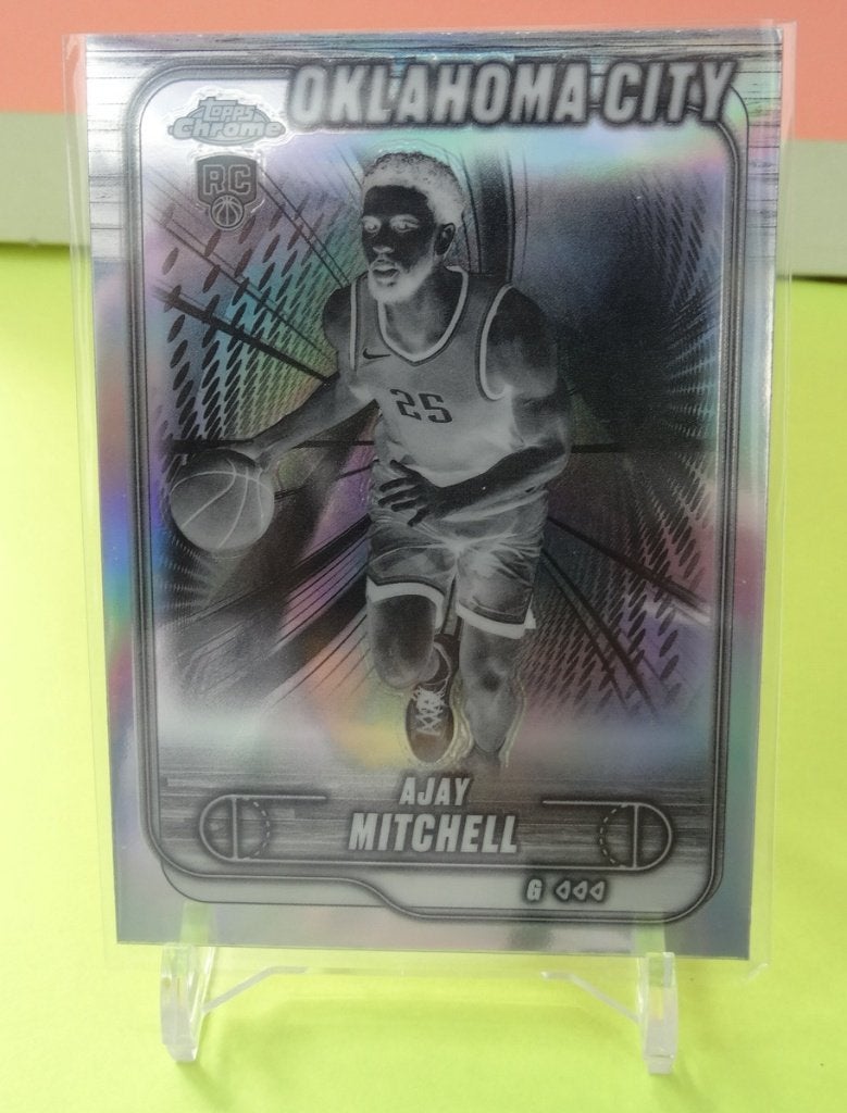 Réfracteur négatif Ajay Mitchell RC Topps Chrome #132, Envoi, Neuf, Image