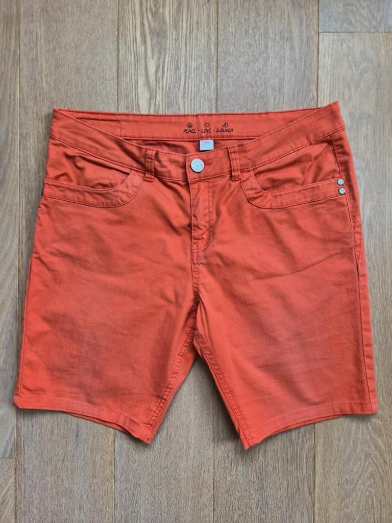 Short s.Oliver, maat 40, Kleding | Dames, Ophalen of Verzenden, Maat 38/40 (M), Oranje