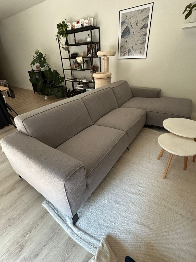Zetel 3-zit met chaise longue, Trois personnes, Banc droit, Enlèvement, Utilisé