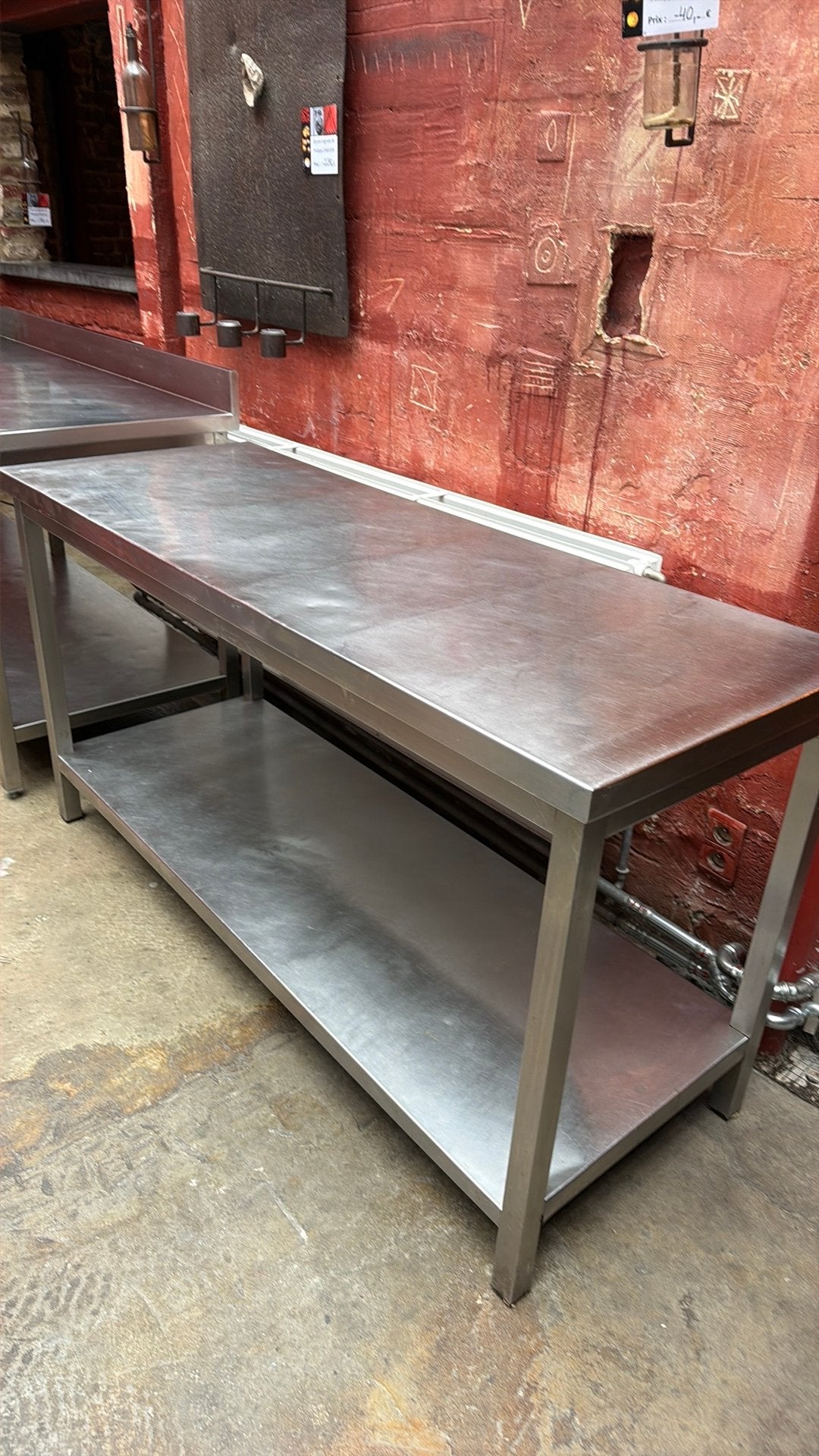 Plusieurs tables de cuisine INOX, Maison & Meubles, Enlèvement, Utilisé