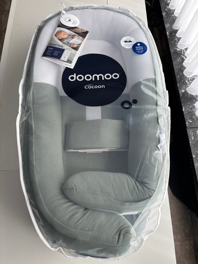 Doomoo Cocoon babynest Tetra Jersey Green, Neuf, Doomoo, Enlèvement, Vert