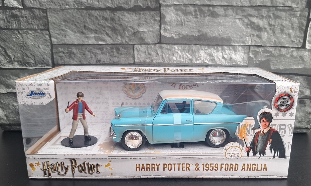 Ford Anglia Harry potter 1/24ème, Auto, Nieuw, Ophalen of Verzenden, Jada toys