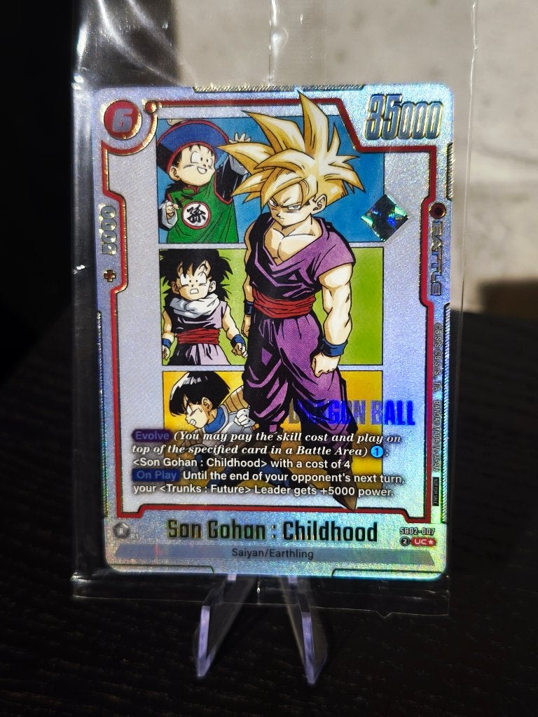 Dragon ball fusion world - Gohan SB02-007 - Scellée, Collections, Enlèvement ou Envoi, Neuf, Carte(s) à jouer