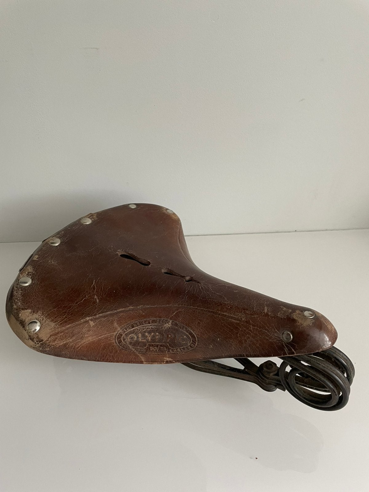 Sellerie vintage, Vélos & Vélomoteurs, Oldtimerfiets, Enlèvement ou Envoi, Selle, Utilisé