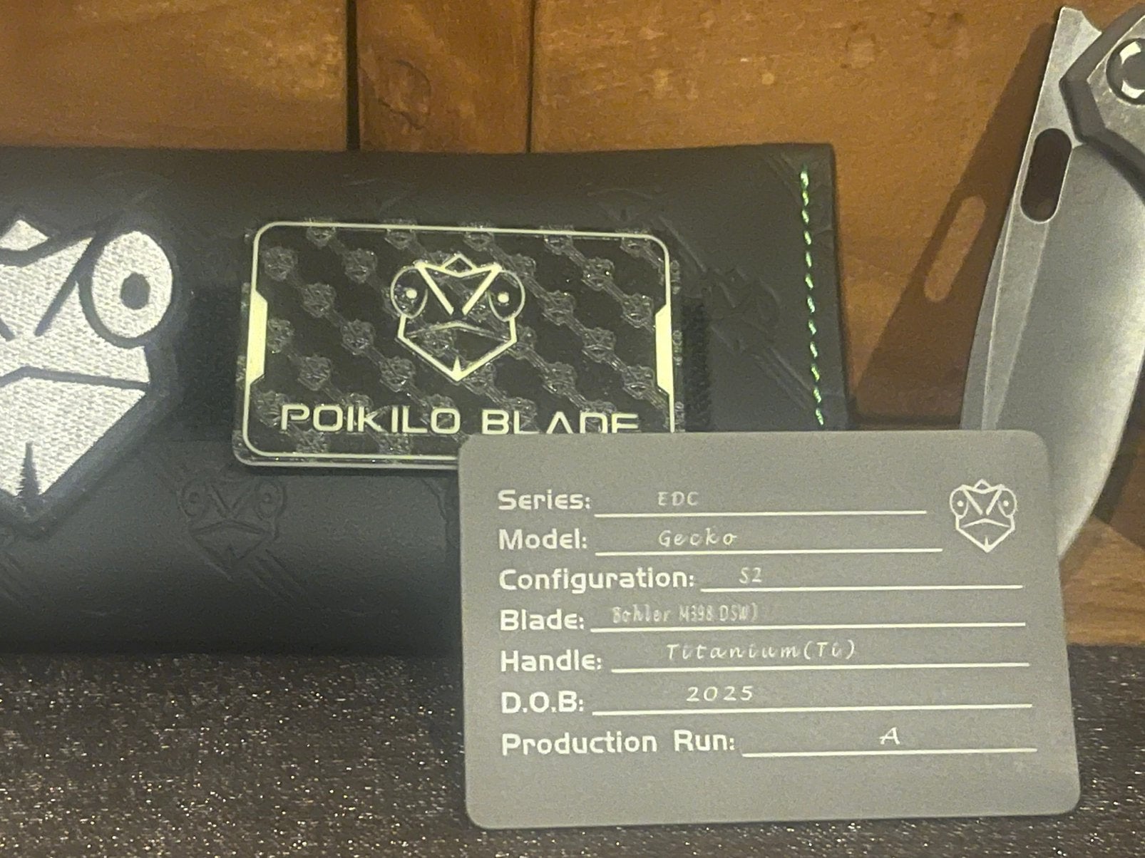 Poikilo gecko niew, Verzamelen, Militaria | Algemeen, Ophalen, Mes of Dolk