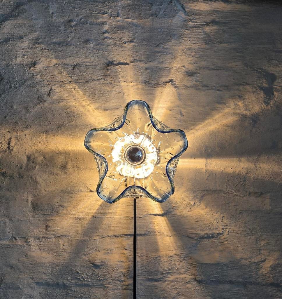 Lampe murale vintage en verre de Murano., Enlèvement ou Envoi