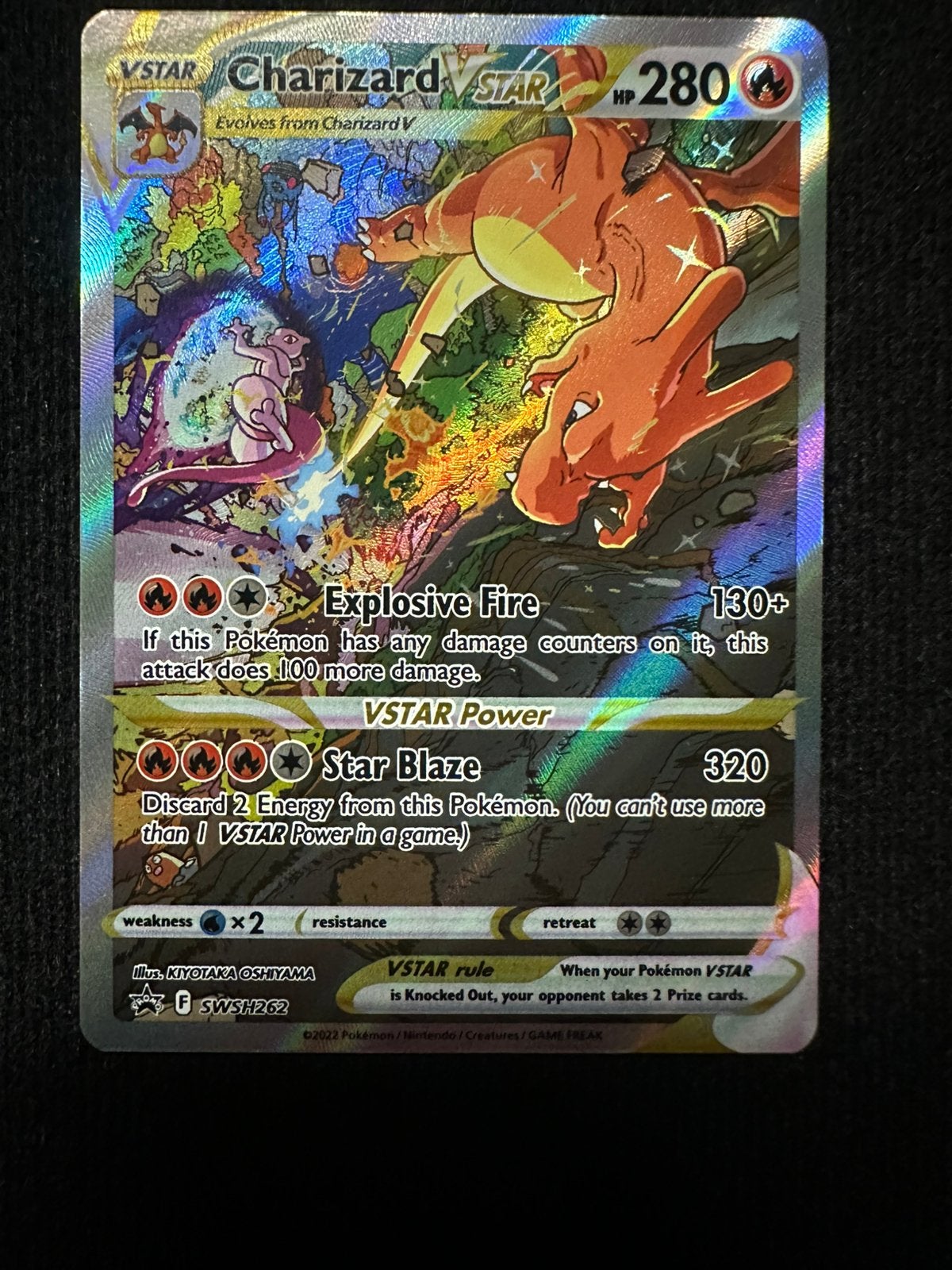 Promotions Charizard Vstar SWSH262 Black Star 2022, Enlèvement ou Envoi, Comme neuf, Booster