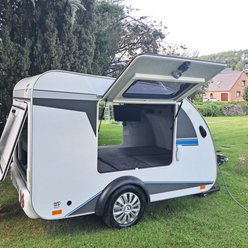 Mini caravane, Caravans en Kamperen, Caravans, Particulier, tot en met 2, 500 - 750 kg, Overige, Overige merken, Frans bed, Lengtebed