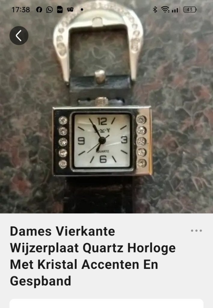 Montre pour femme, Enlèvement ou Envoi