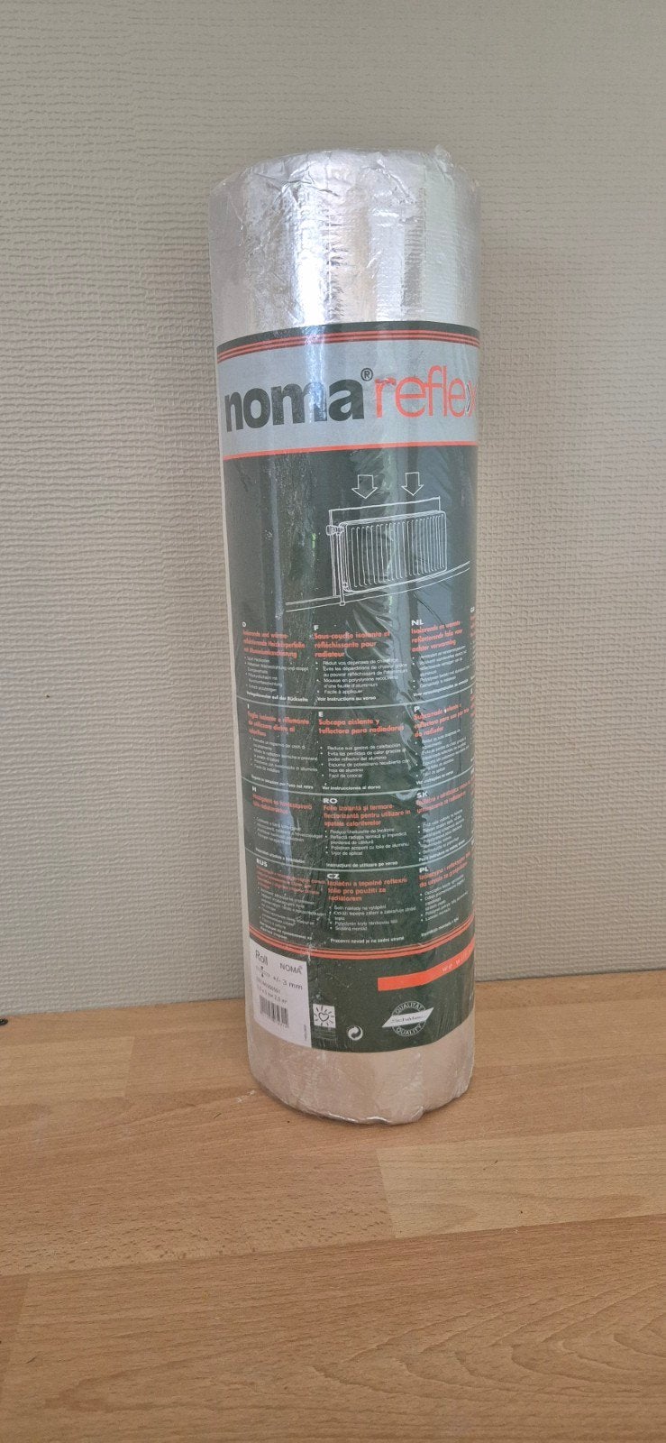 Radiatorfolie 3 mm, Ophalen, Nieuw, Minder dan 5 m², Folie