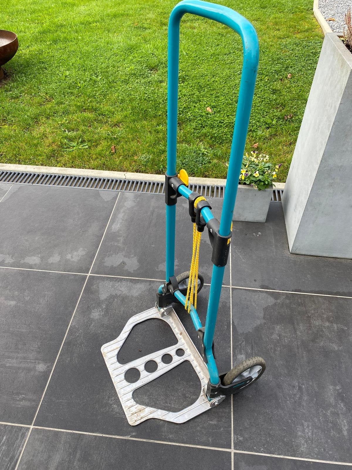 Opvouwbare aluminium steekkar – licht en stevig, Doe-het-zelf en Bouw, Ophalen, Zo goed als nieuw