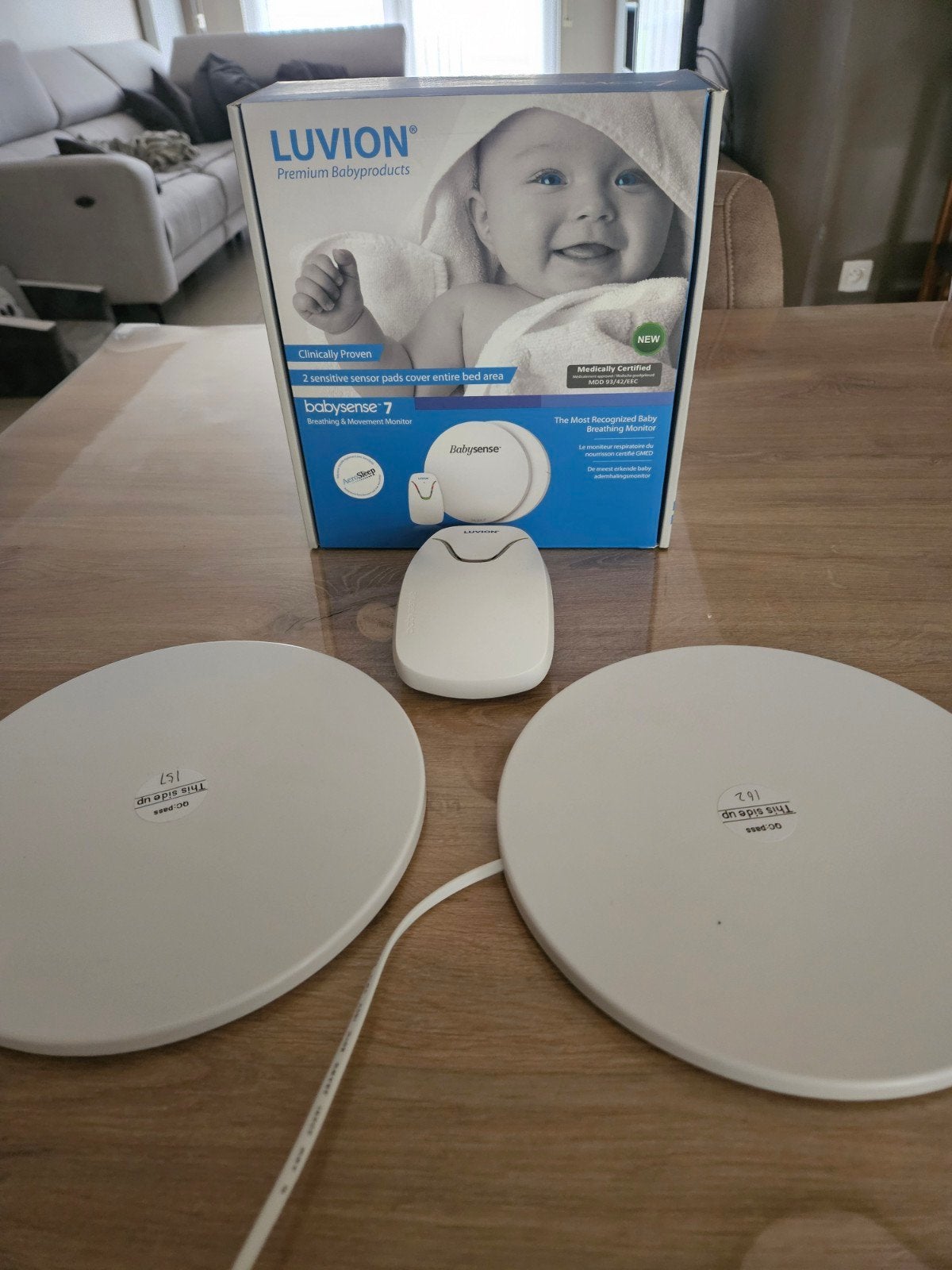 luvion babysense 7, Ophalen