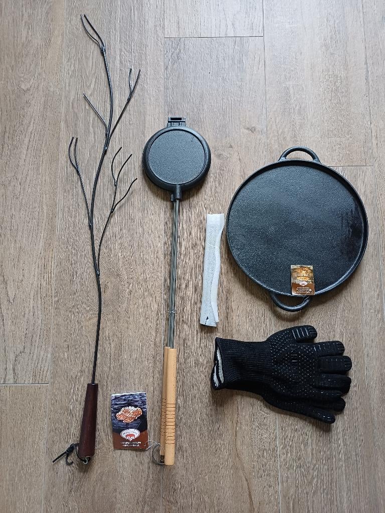Gietijzeren buitenkookset, Ophalen, Nieuw, Fancy Flames, Vrijstaand