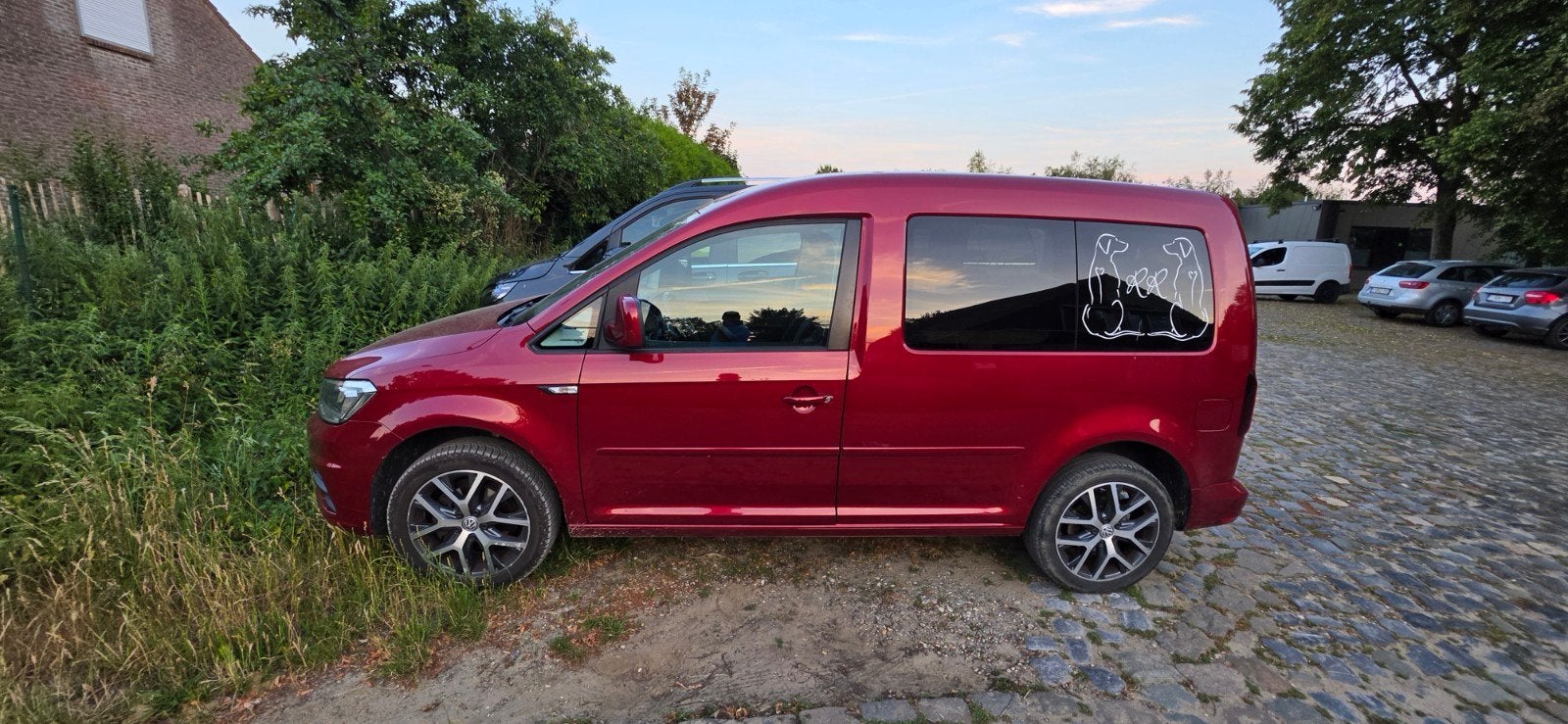 Volkswagen caddy 2016 lichte vracht, Auto's, Stof, Electronic Stability Program (ESP), 1395 cc, Particulier