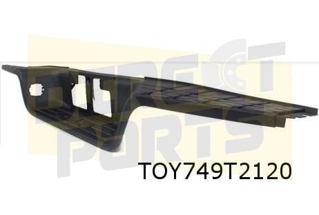 Toyota Tundra (1/07-) afdekking achterbumper (zwart) Origine, Neuf, Arrière, -, Toyota