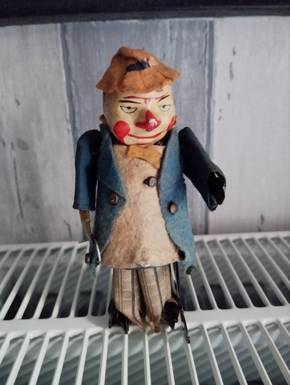 C'est rare ! ! ! ! Clown à remontage antique, Enlèvement ou Envoi