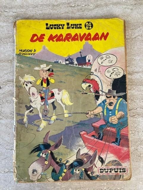 Lucky Luke uit Karavaan (1965), Eén stripboek, Morris, Ophalen, Gelezen