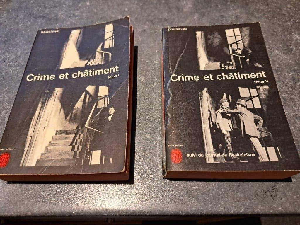 Dostoievsky : Crime et châtiment : 2 volumes (français), Enlèvement, Utilisé, DostoÏevski