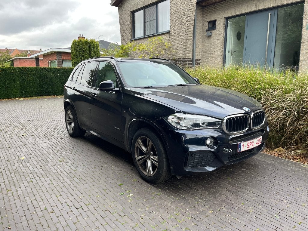 BMW x5 opgelet motor stuk ! 2017-EXPORT OF HANDELAAR-diesel, Autos, Cuir, Achat, 5 portes, Diesel