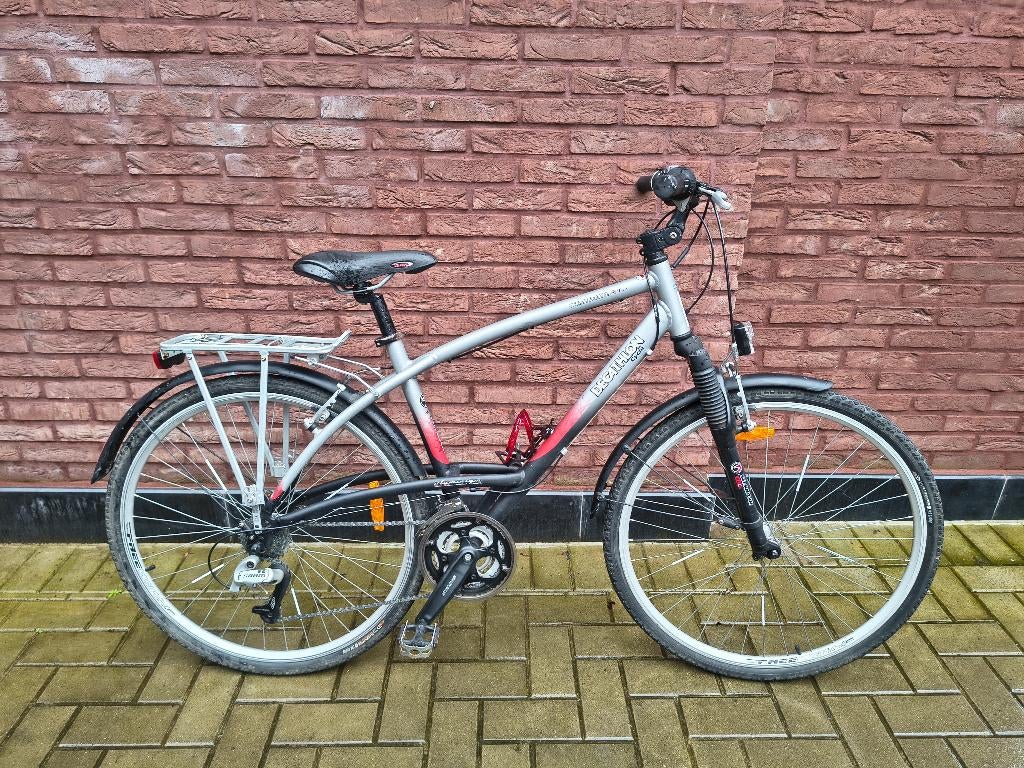 Decathlon Triban 5 fiets, Comme neuf, Enlèvement, 15 à 20 vitesses, Suspension