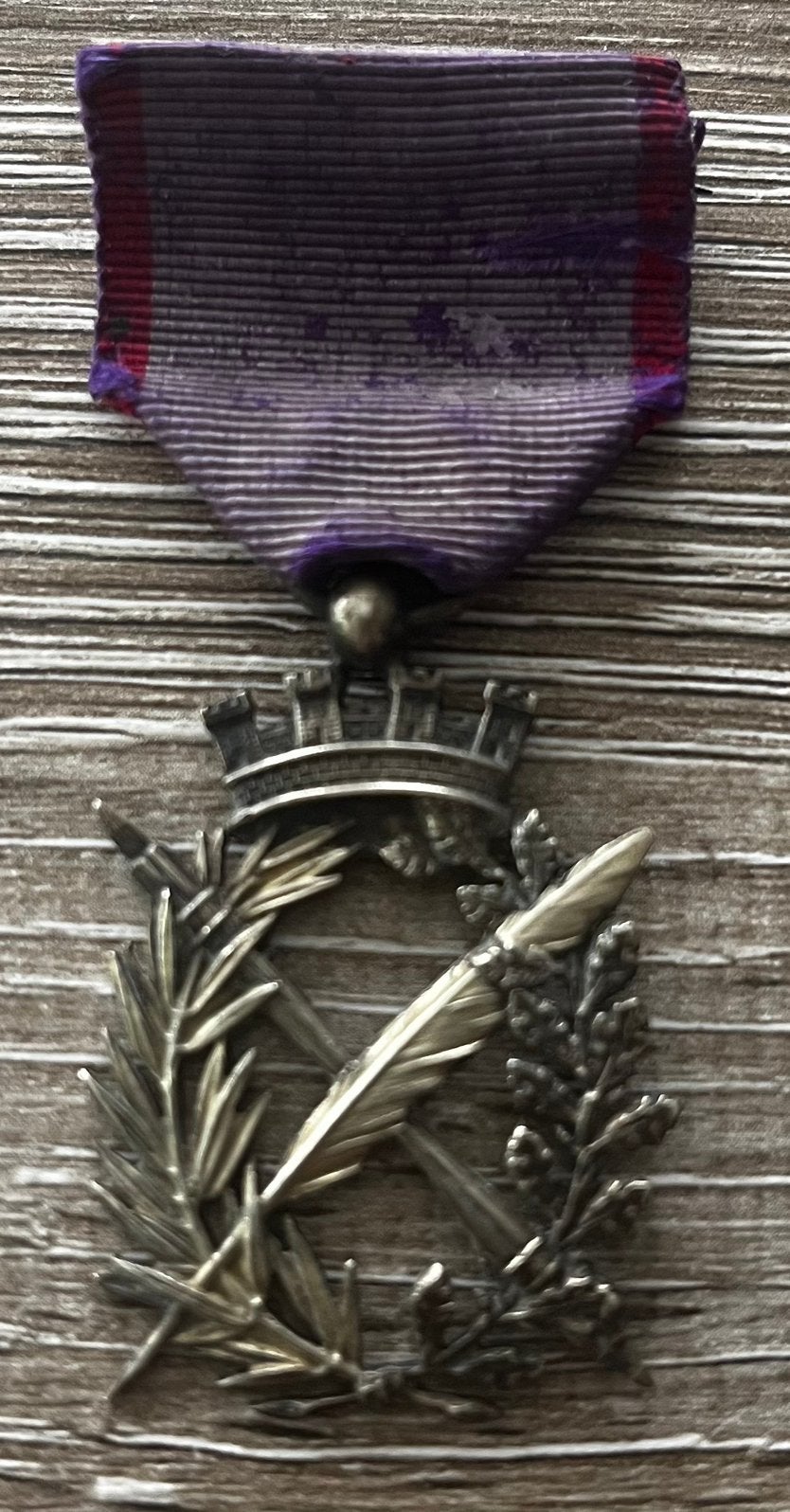 Franse medaille (Kunst en Letteren), Verzamelen, Overige Verzamelen, Ophalen of Verzenden