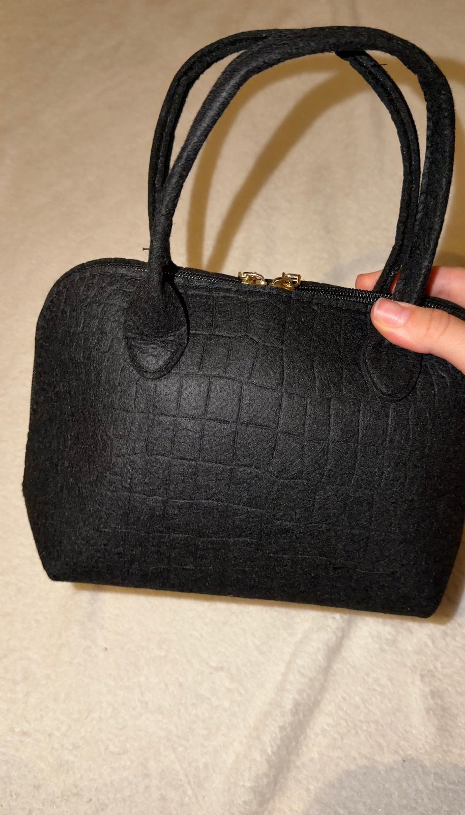 Handtas, Handtassen en Accessoires, Tassen | Damestassen, Ophalen of Verzenden, Nieuw, Zwart, Handtas