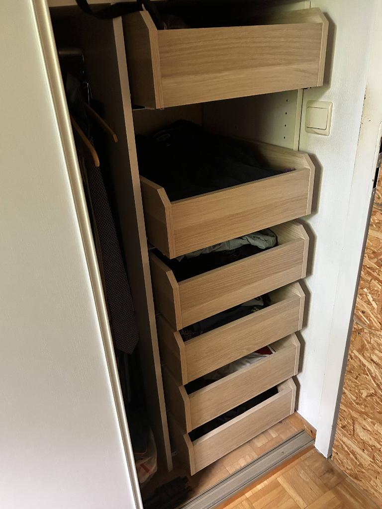 12 tiroirs en bois Ikea, 25 à 50 cm, Bois, Moins de 100 cm, Comme neuf