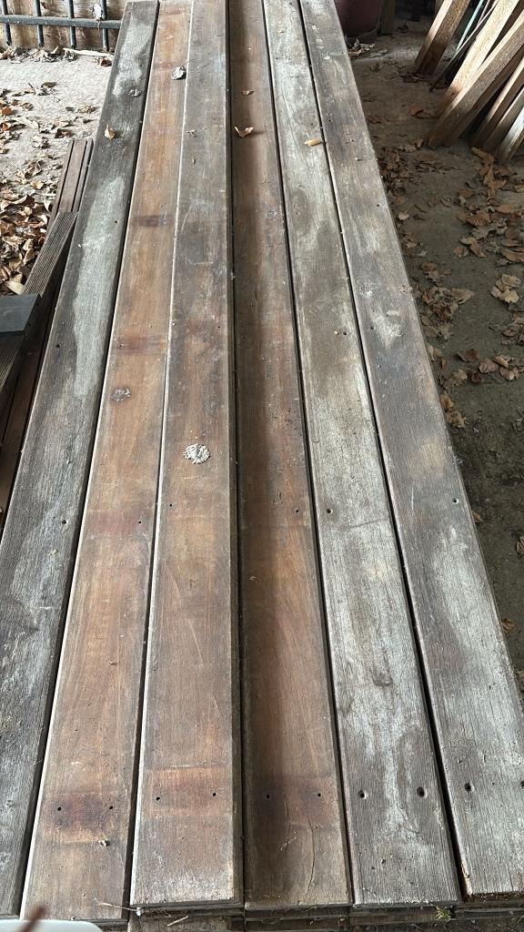 terrasse en bois, Bricolage & Construction, Bois & Planches, Planche, 300 cm ou plus, Comme neuf, Autres essences de bois
