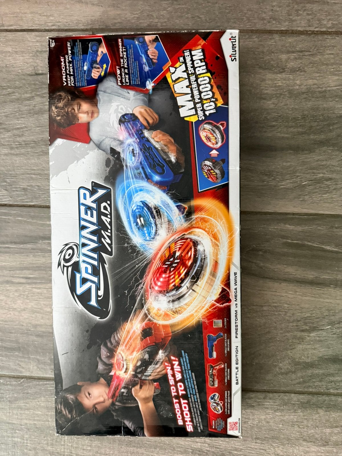 Spinner mad spel, Ophalen, Zo goed als nieuw