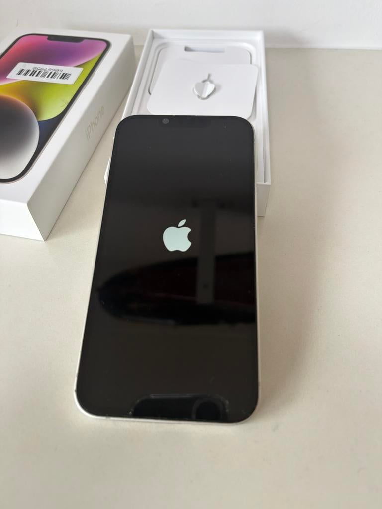 Iphone 14 starlight 256 GB, Telecommunicatie, Mobiele telefoons | Apple iPhone, Wit, Zo goed als nieuw, IPhone 14, Ophalen