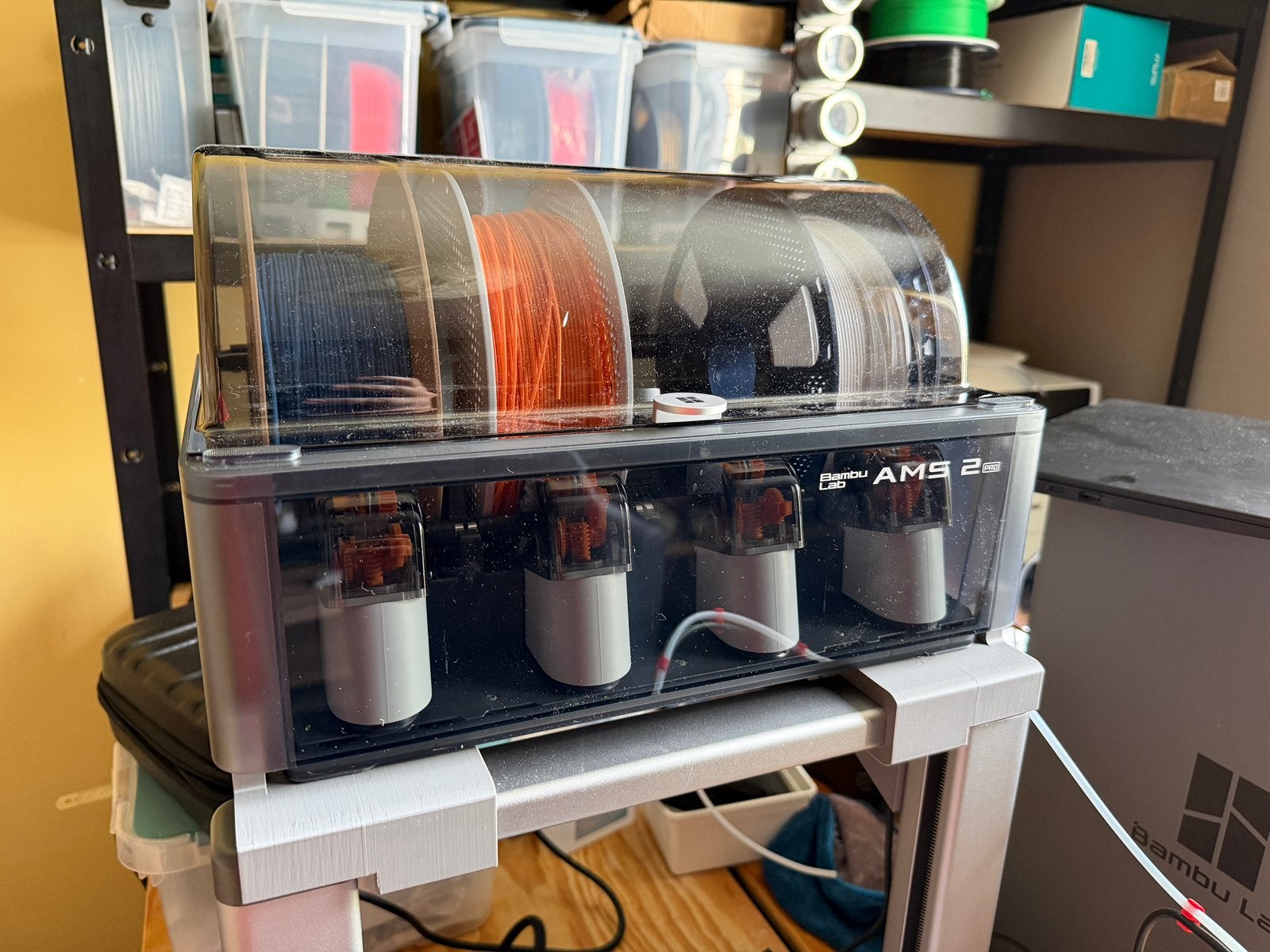 Bambulab AMS 2 Pro + kit de montage pour A1 et A1 mini, Computers en Software, Ophalen of Verzenden, Zo goed als nieuw, 3 of meer