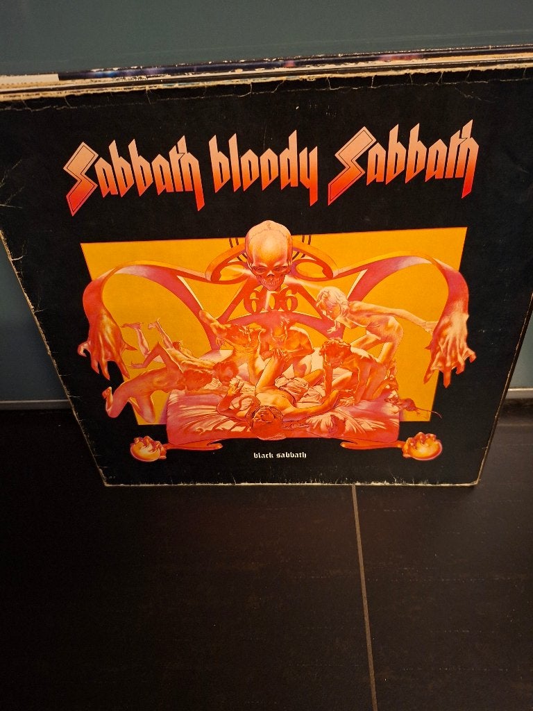 lp - black sabbath - sabbath bloody sabbath - vak 4, LP, Gebruikt, Ophalen of Verzenden, Hardrock