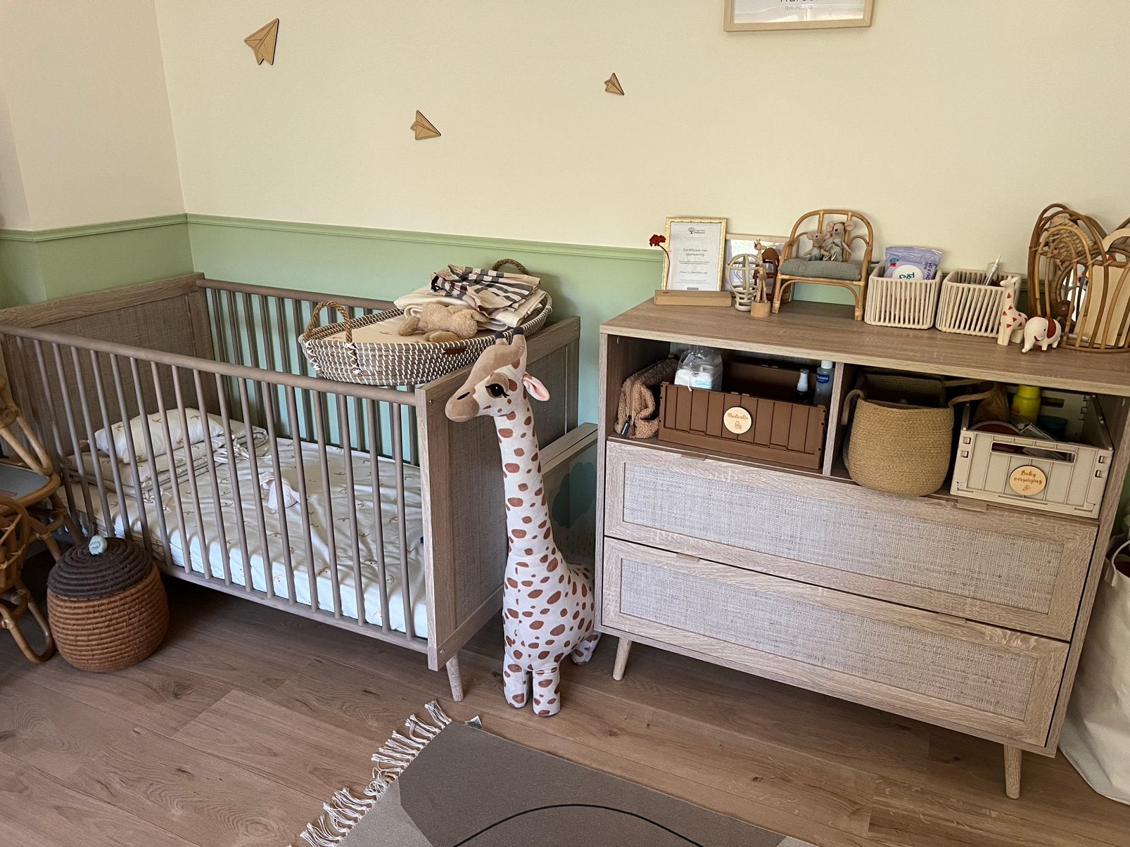 Prachtig babykamer setje te koop nieuw!, Ophalen, Nieuw