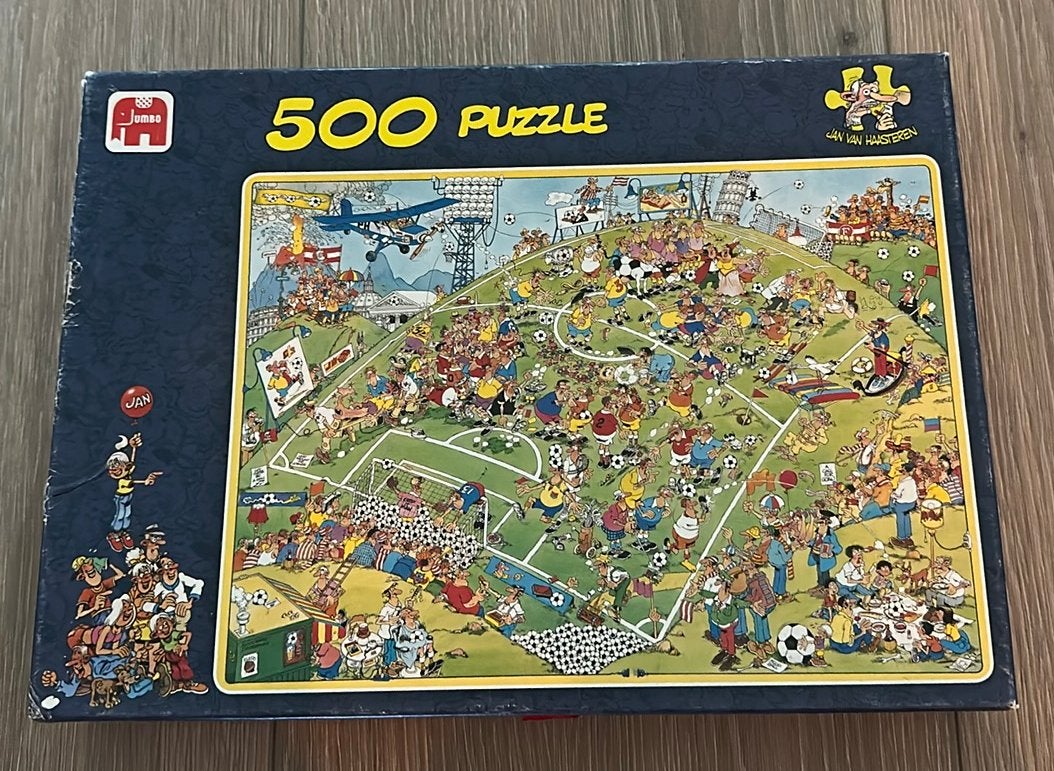 Puzzel ‘Voetbal’, Enlèvement, 500 à 1500 pièces, Comme neuf