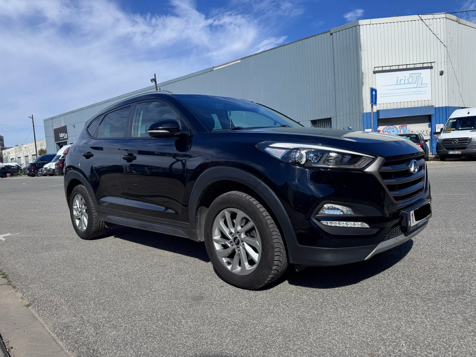 Hyundai Tucson 2017 107xxxkm essence Euro 6B / 132 chv, Auto's, Automaat, Leder, Particulier, ABS