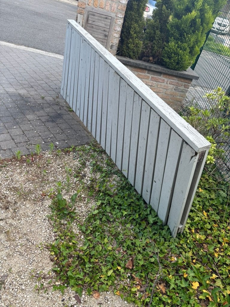 Houten poort - Gratis, Tuin en Terras, Tuinpoorten, Ophalen, Gebruikt, Minder dan 100 cm, Hout