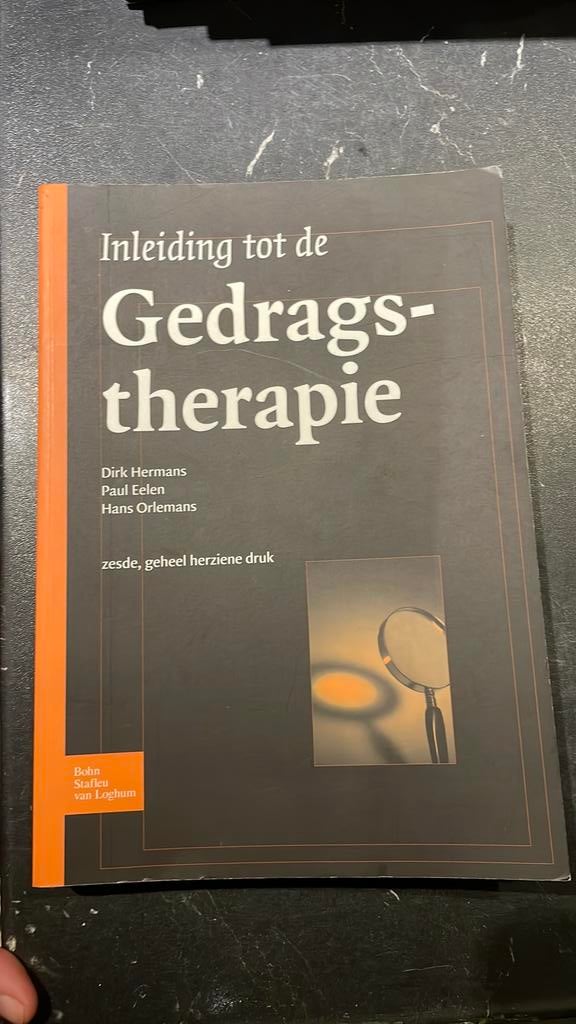 Inleiding in de gedragstherapie, Boeken, Ophalen of Verzenden, Zo goed als nieuw
