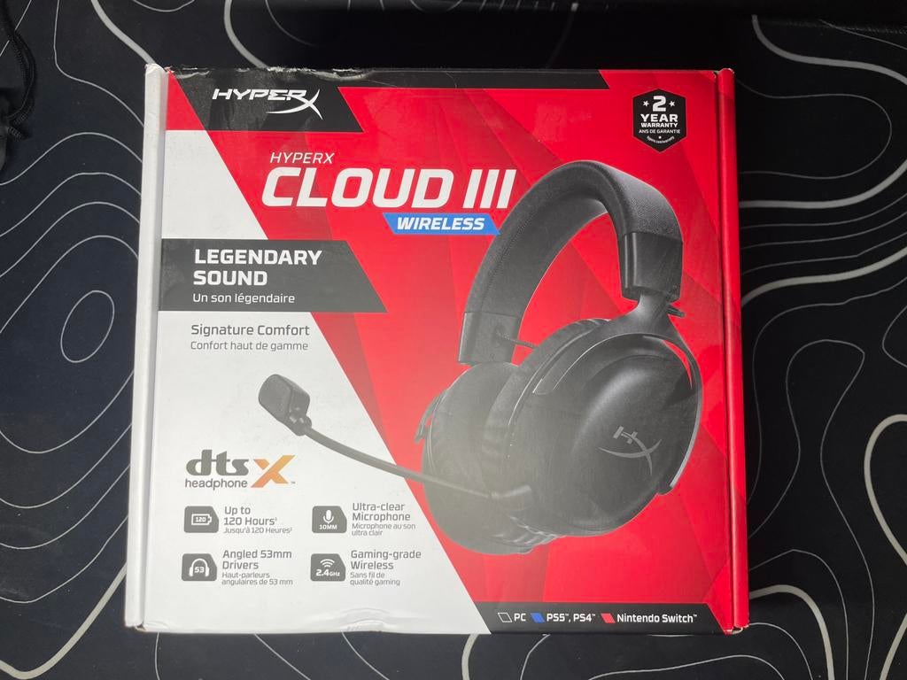 Casque gaming cloud 3 wireless, Informatique & Logiciels, Enlèvement, Comme neuf