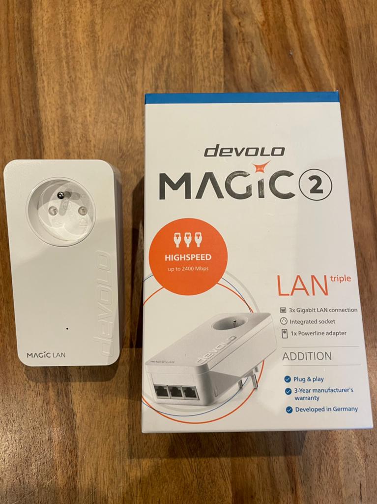 Devolo Magic Lan triple starter kit, Enlèvement ou Envoi, Comme neuf