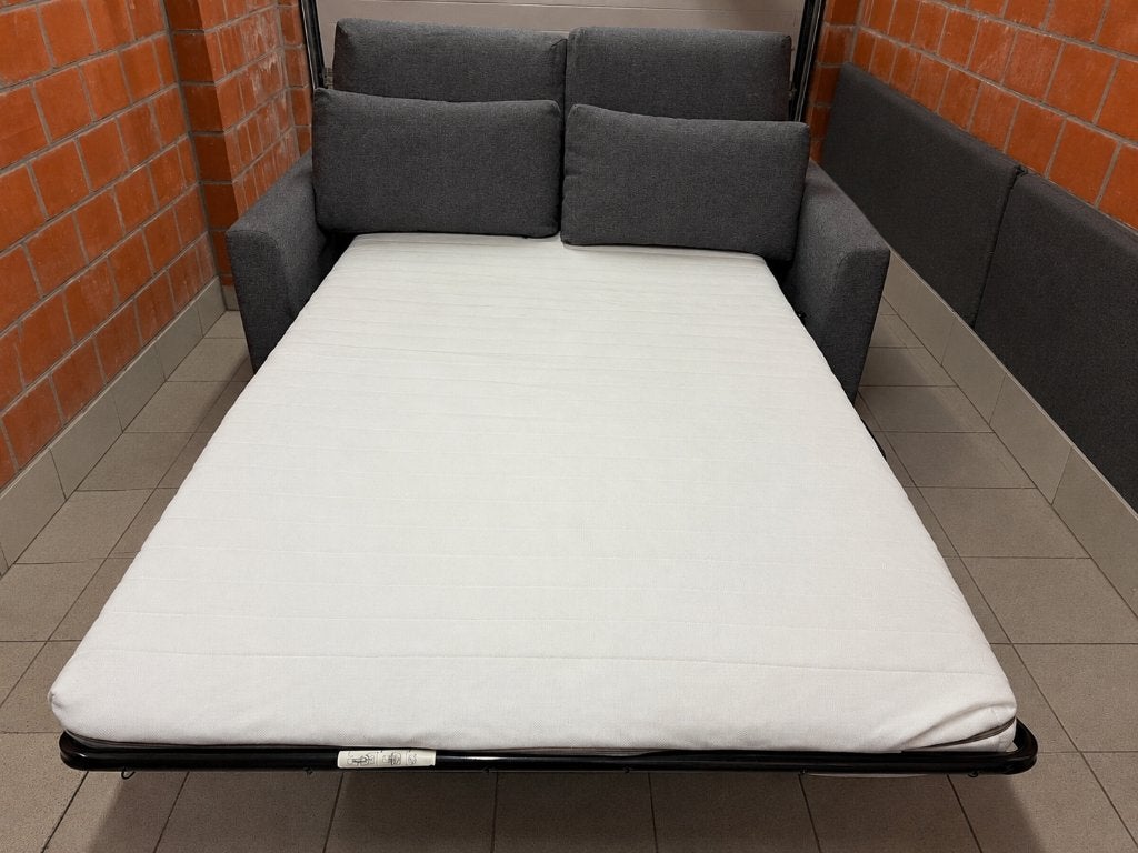 zetelbed IKEA 140cm x 200cm, Maison & Meubles, Gris, Queen size, 140 cm, Enlèvement