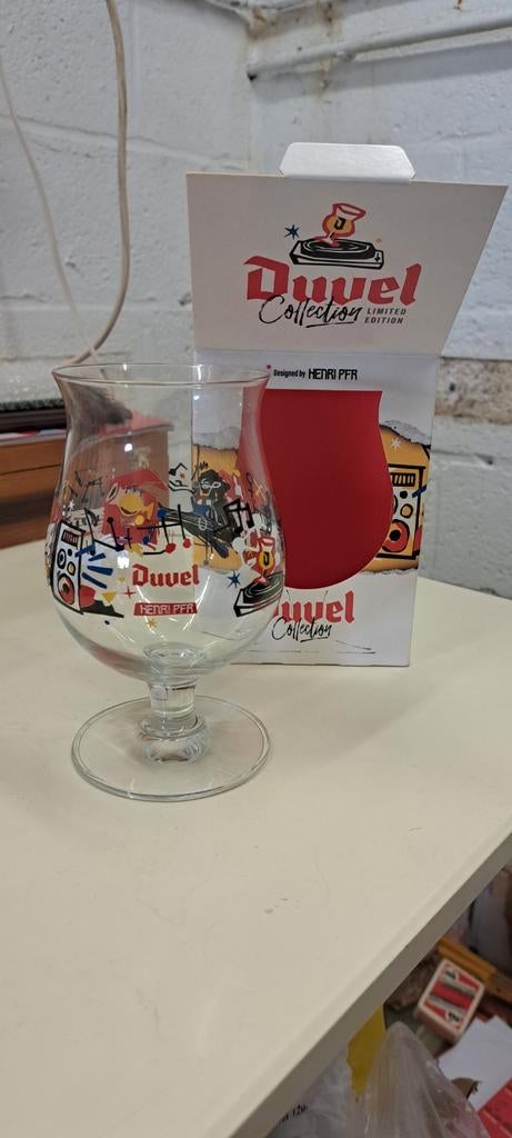 Duvel glas Henry DGR in originele doos nieuwstaat, Enlèvement ou Envoi, Neuf, Verre ou Verres, Duvel