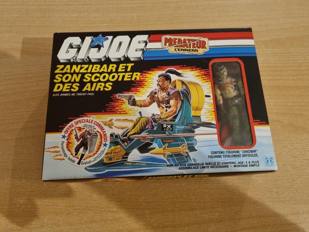 Gi joe gijoe hasbro 1987 zanzibar en air skiff nieuw in doos, Verzamelen, Ophalen of Verzenden