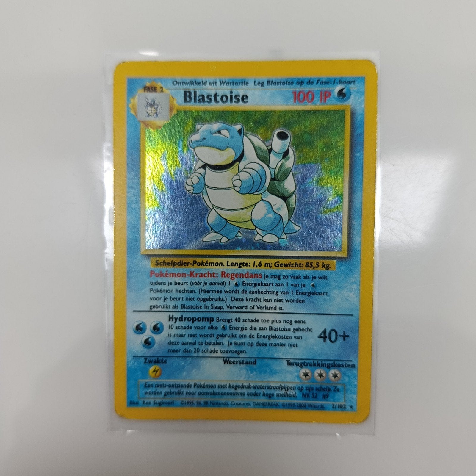 Pokemon Base Set Blastoise 2/102, Ophalen of Verzenden