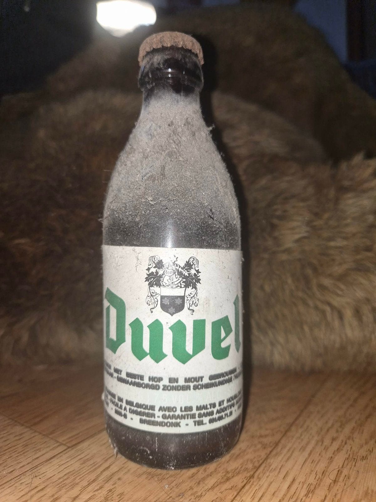oud flesje duvel., Collections, Marques & Objets publicitaires, Enlèvement ou Envoi