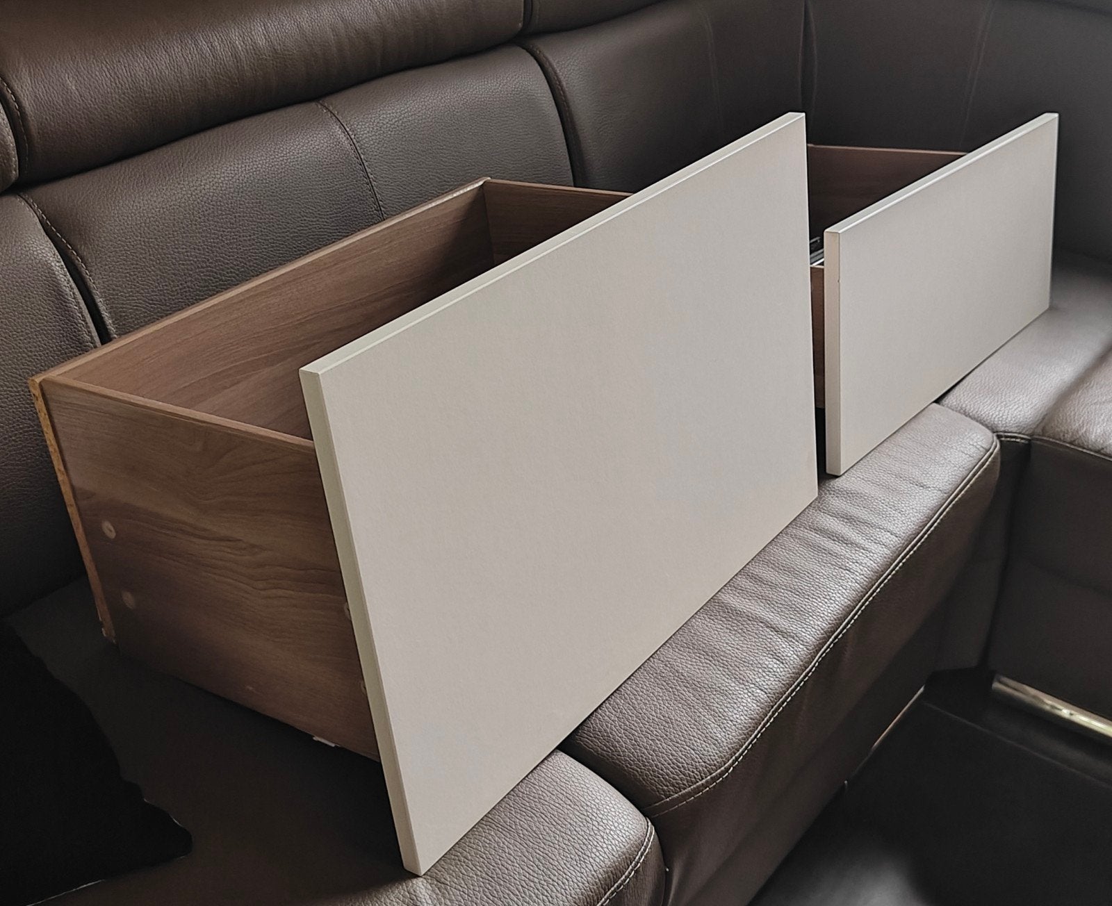 Besta lades wit/wit gelazuurd eikeneffect, Enlèvement, Utilisé, Bois, Besta van IKEA