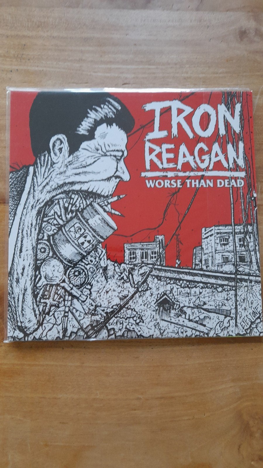 LP: Iron Reagan - worse than dead (45rpm), LP, Ophalen of Verzenden, Hardcore, 12 inch