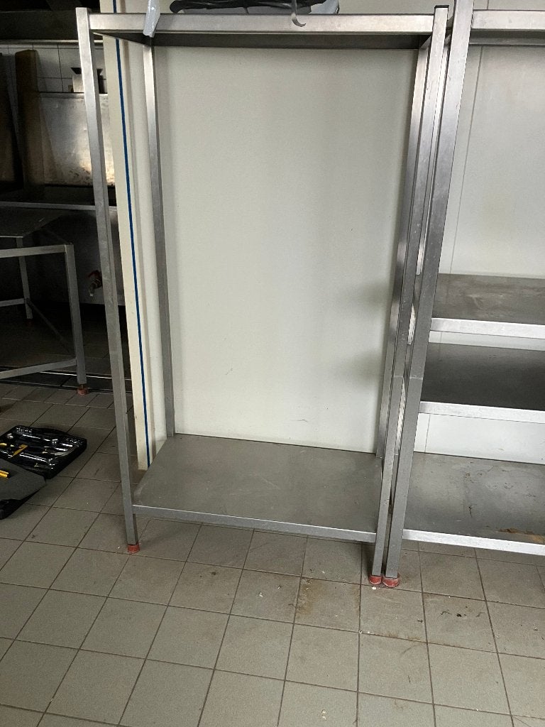 échafaudage en acier inoxydable Étagère, Enlèvement, Utilisé